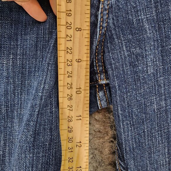 Wrangler Jeans Womens 9 Tall Dark Wash Stretch Mid Rise Bootcut *Read* - Picture 7 of 14